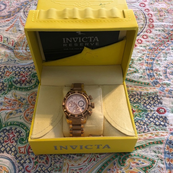 Rose Gold Invicta ladies watch, “Reserve Collection” - Picture 3 of 5